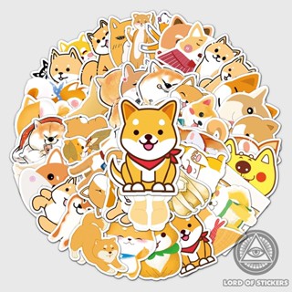 Set 51 Miếng Dán Chó Shiba Inu Sticker Hoạt Hình Cute Dễ Thương Chống Thấm Nước Trang Trí Mũ Bảo Hiểm Laptop Sổ Vali 