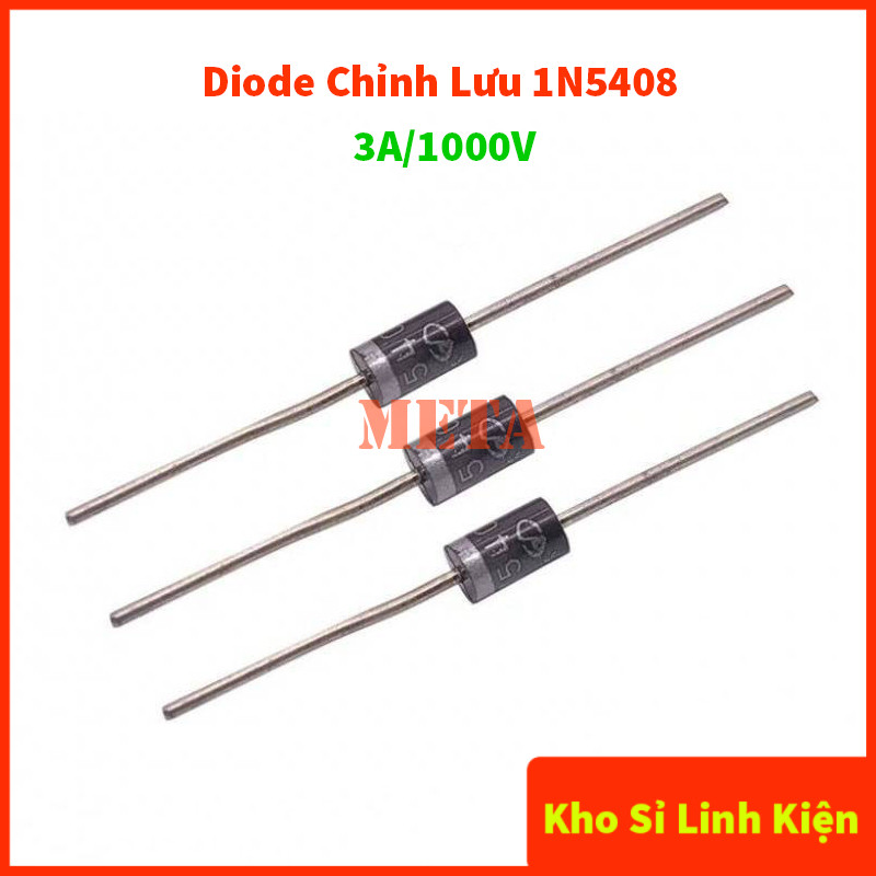 [Túi 5 Con] 1N5408 - Diode Chỉnh Lưu 3A/1000V IN5408 Chân Cắm DIP 5408