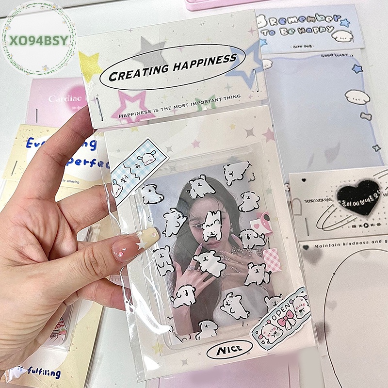 Xo94bsy set 10 Túi Đựng Ảnh 3 inch diy Họa Tiết Đáng Yêu Trang Trí Nhà Cửa vn