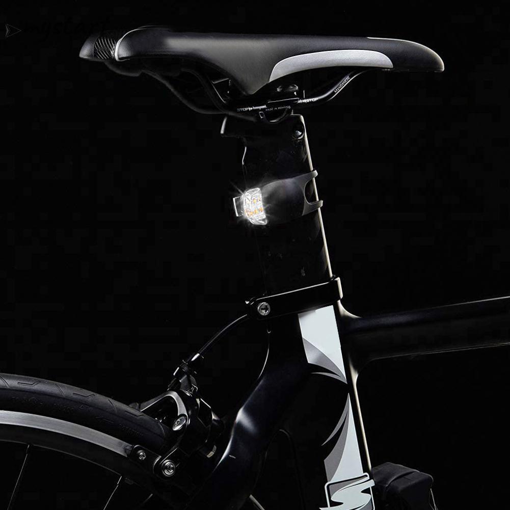 Bộ 2 Đèn Pha silicone 3 Chế Độ Sáng Cho Xe Đạp