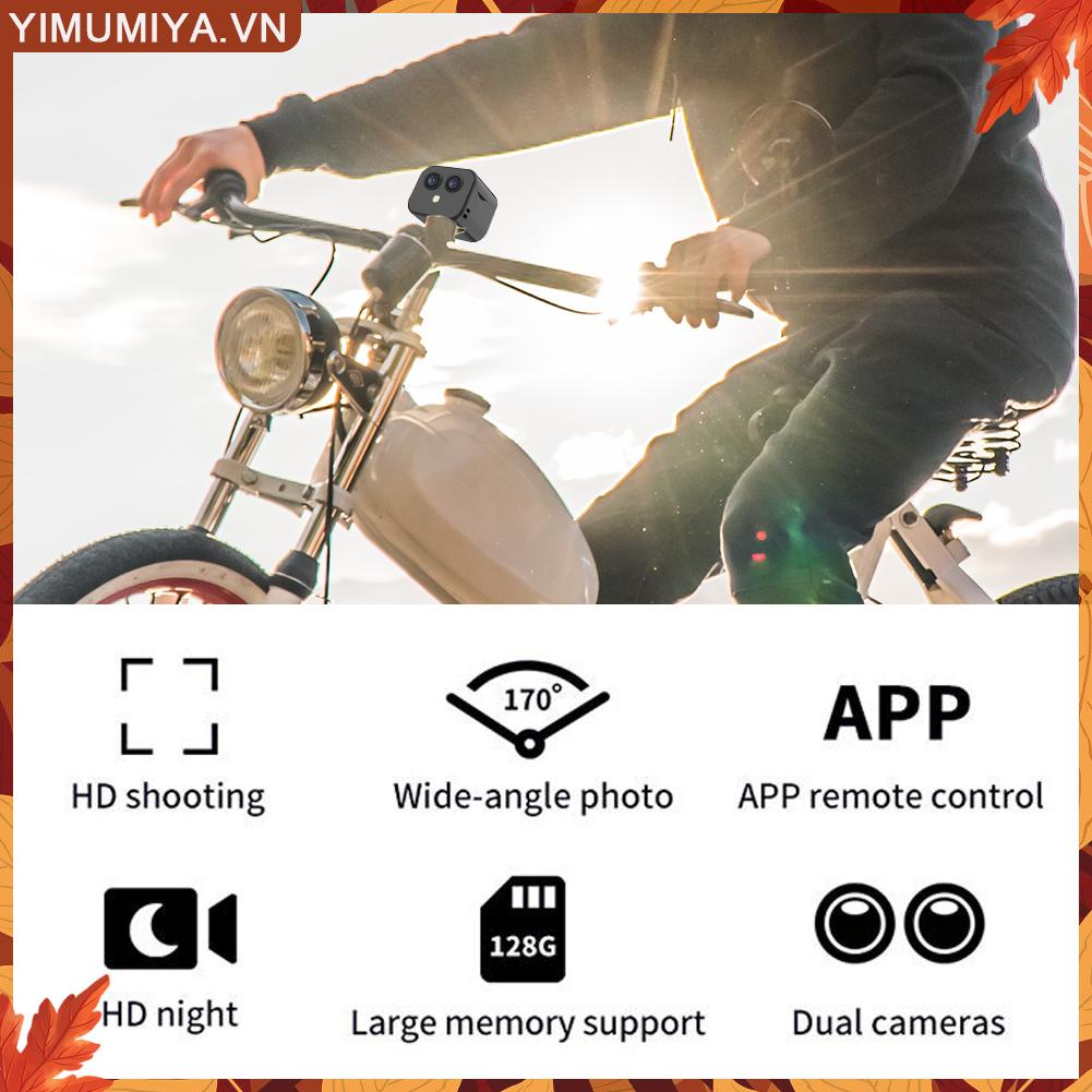 ☼Yimumiya ☼ Máy Quay Phim 4k hd Có Thể Sạc Lại Bằng Cổng usb Cho Nhà Ở / Văn Phòng