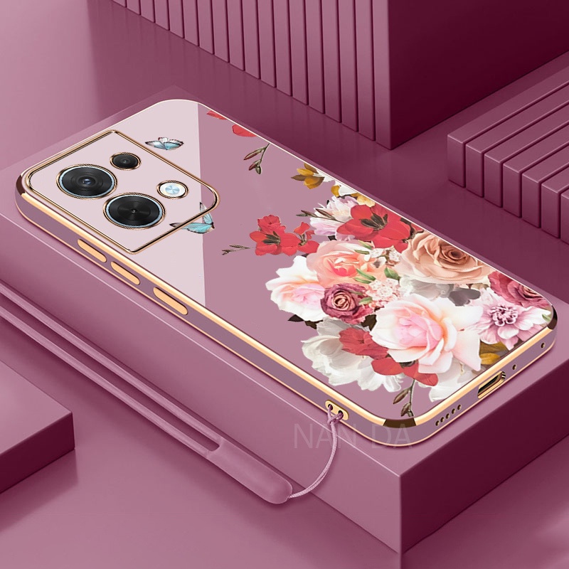 ốp lưng OPPO RENO 8 5G Reno 8 pro 9 PRO PLUS RENO 10 PRO PLUS Ốp Điện Thoại Silicon Mềm Mạ Điện Họa 