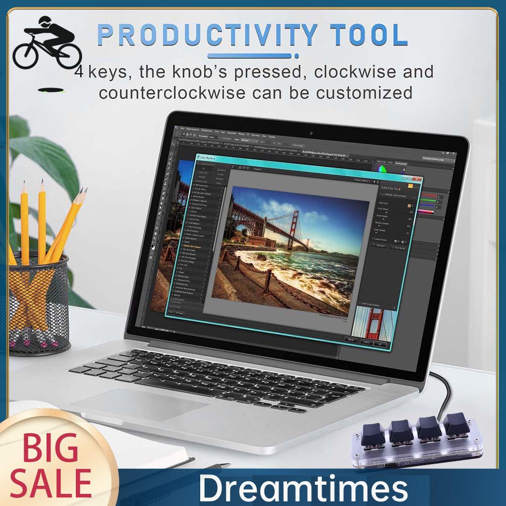 Bàn Phím Chơi Game 3 / 4 Nút rgb macro 1.vn Chuyên Dụng