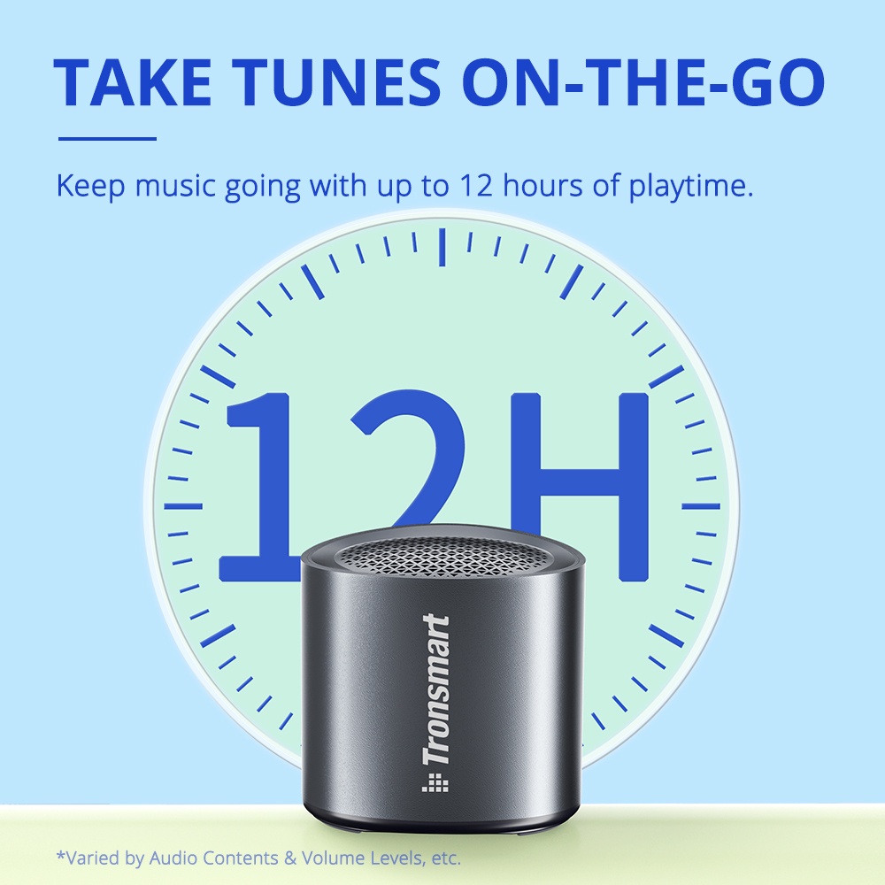 Loa Bluetooth 5.3 Mini Di Động Tronsmart Nimo IPX7 - Đa Sắc 4 Màu - Stereo Pairing 2 Loa - Chính Hãng - BH 12 Tháng