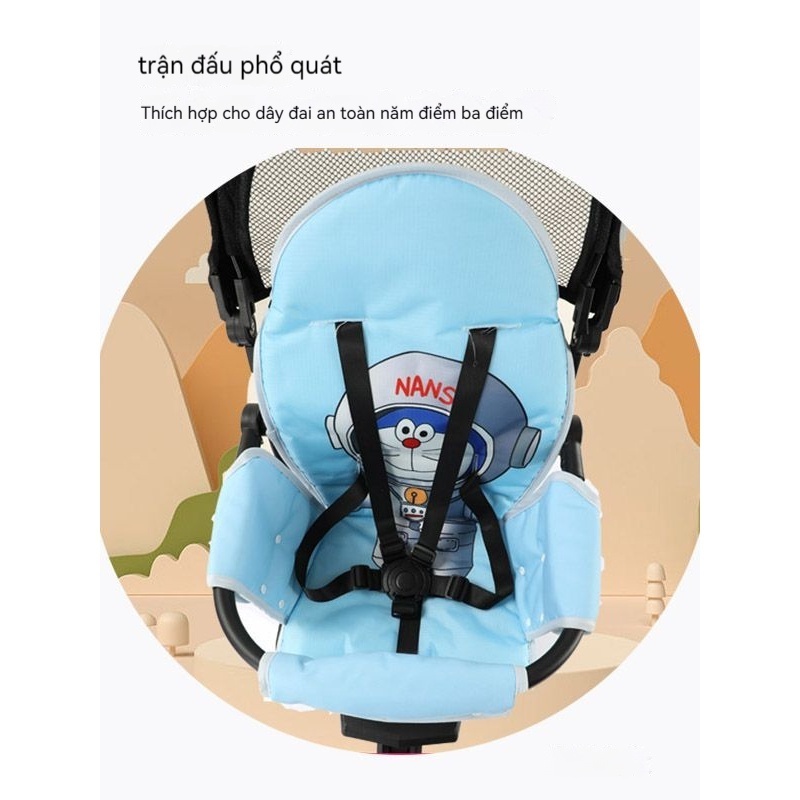 Đệm Lót Xe Đẩy Em Bé Hai Mặt Bằng cotton Dày Dặn Thông Dụng