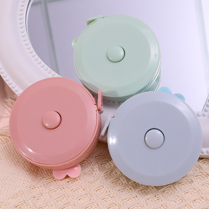 Thước Cuộn 1.5m Màu macaron mini Dễ Thương Di Động Đo Chiều Cao Cho Thợ May