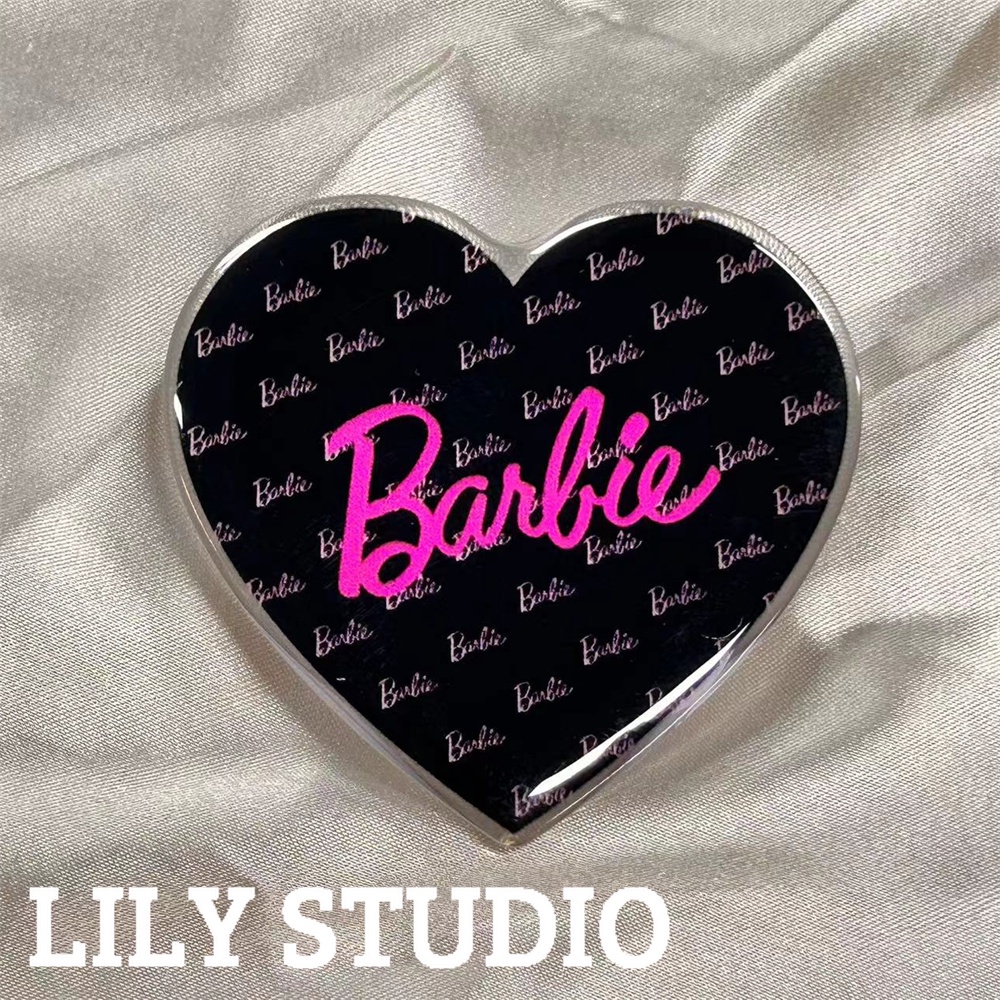 Dễ Thương Giá Đỡ Điện Thoại / Máy Tính Bảng Hình Búp Bê barbie Màu Hồng Gấp Gọn Để Bàn Cho iphone 12 11 pro max