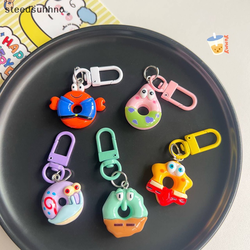 Móc Khóa Hình spongebob Dễ Thương Dùng Trang Trí Túi Xách / Balo hhno