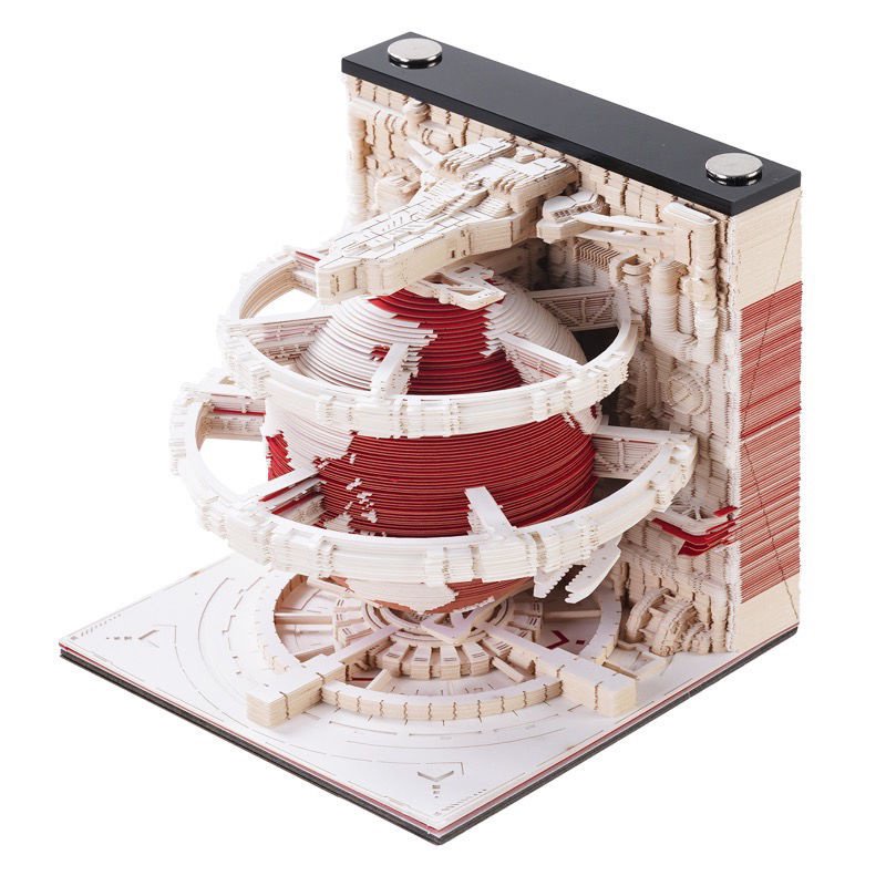 Lịch Giấy Ghi Chú 3d Hình Lông Vũ Xinh Xắn note