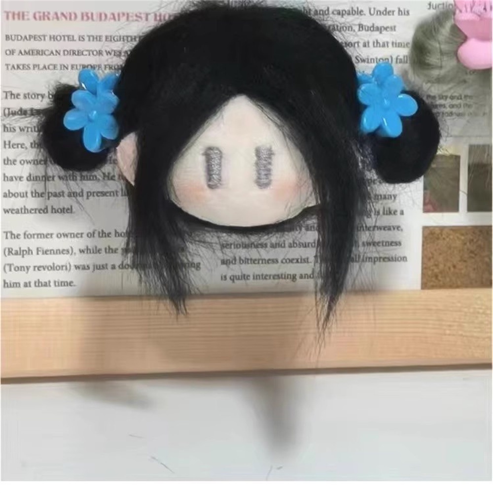 Móc khóa búp bê hoạt hình dễ thương Đầu tròn bằng bông chiên Mặt dây chuyền búp bê sang trọng Quà tặng sinh nhật cho nữ top11.vn