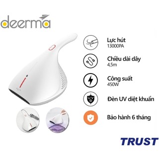 Máy hút bụi giường nệm sofa diệt khuẩn Deerma CM800, CM818, CM1300 hút đệm giường, chăn nệm diệt khuẩn tia UV