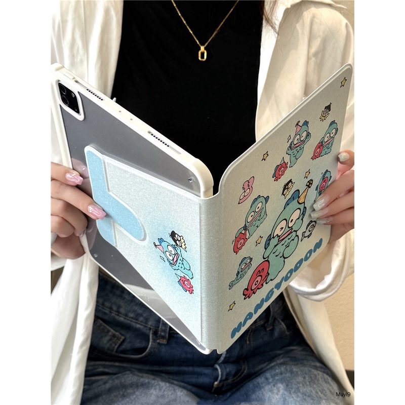 Bao Đựng Máy Tính Bảng Bằng acrylic Chống Rơi Hình Hoạt Hình Cho ipad10.2 / 10Th / 6 / 9.7 / 5 / 11 / 12.9 / 9 Ốp