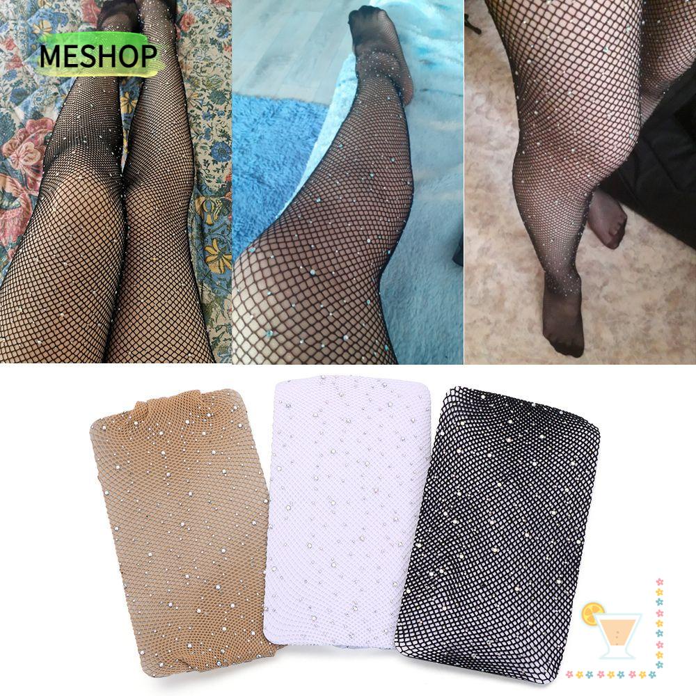 Quần Tất Hở Đáy Đính Đá Lấp Lánh Quyến Rũ Cho Nữ