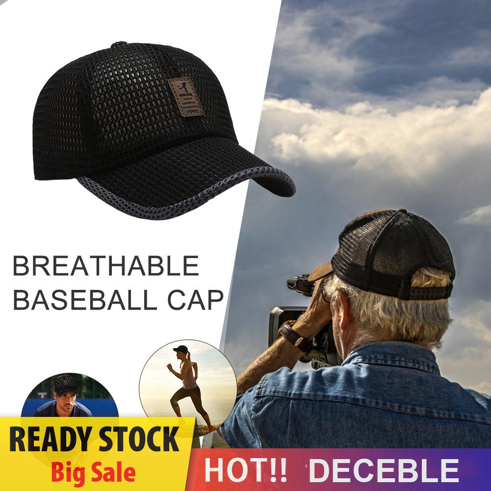 Mũ Lưỡi Trai Phối Lưới Thoáng Khí Thời Trang Mùa Hè Cho Nam Và Nữ