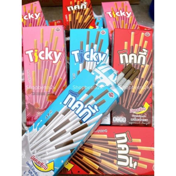 Bánh que Ticky Socola Sữa Thái Lan |hộp 20g/ 6que| Ăn Vặt Hiếu