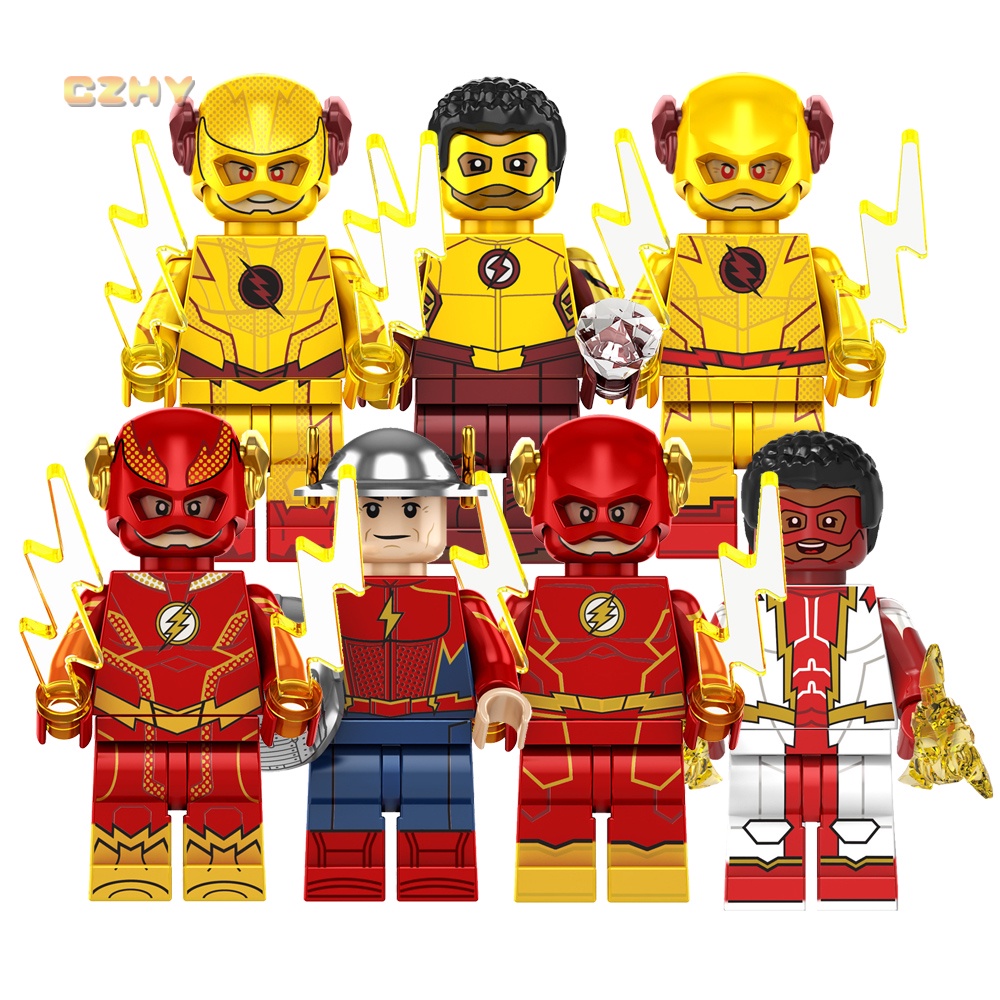 Kf6191 Mô Hình Nhân Vật the flash heroes wally west Lắp Ráp Cho Bé