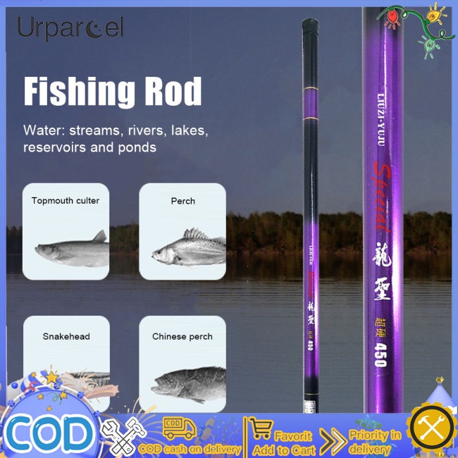 Cần câu cá URPARCEL tay cầm bằng sợi thủy tinh