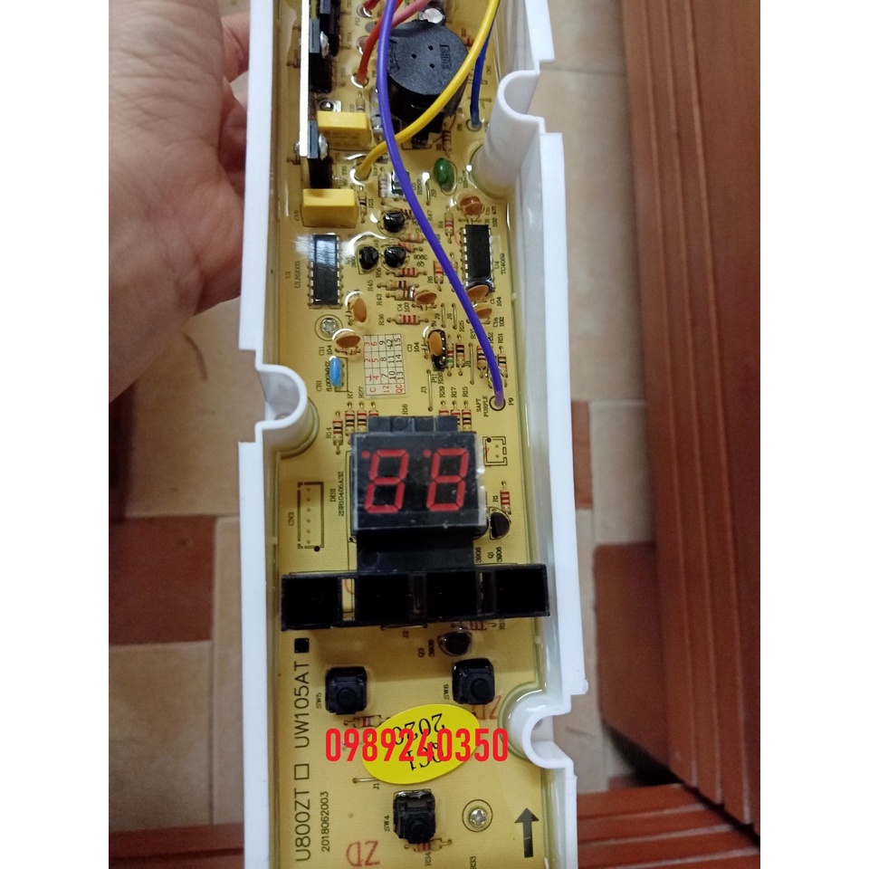 Bo mạch máy giặt AQUA AQW - U800AT 8kg 6 phím mới