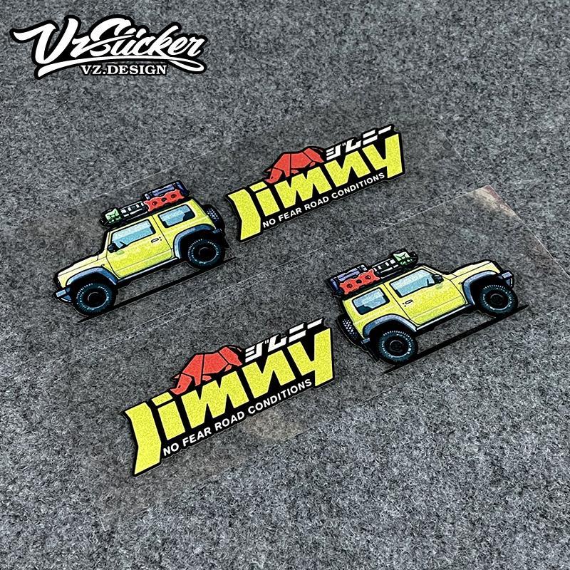 Suzuki Jimny Jimny Phản Quang Miếng Dán Xe Hơi Xe Phản Quang Hoạt Hình Trang Trí suzuki Rhino JDM