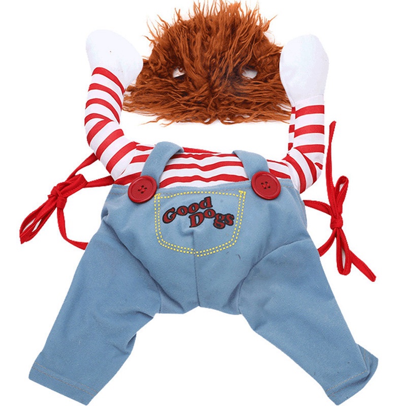 Bộ Đồ Hóa Trang Chú Chó chucky Đáng Sợ Dịp halloween