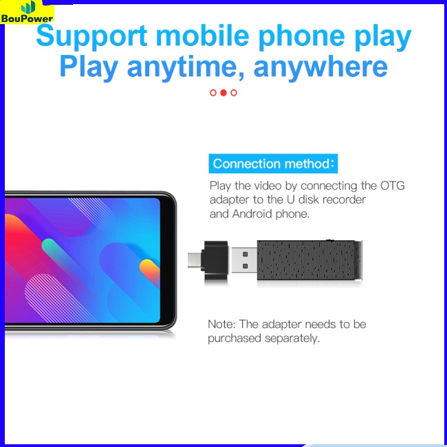 Máy Ghi Âm Một Lần usb boupower q12