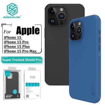 Nillkin Super Frosted Shield Pro Dành Cho iPhone 15 Pro Max / 15 Ốp điện thoại Siêu Mỏng Matte TPU + PC Chống Vân Tay Chống Sốc Ốp điện thoại