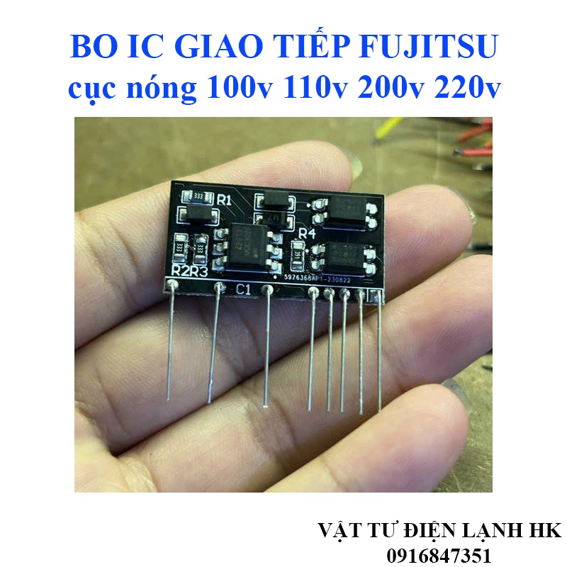 Bo mạch IC giao tiếp Fujitsu cục nóng (điện 100v 110v 200v 220v) điều hòa máy lạnh fụitsu vỉ có thể thay thế cho GK30369