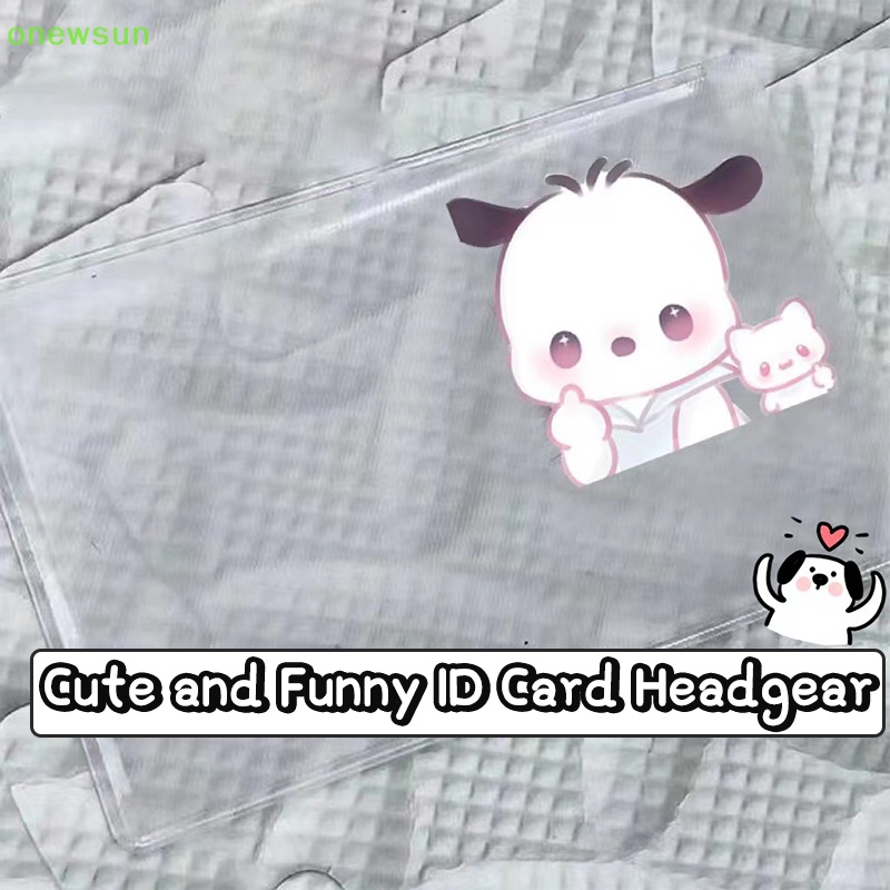 SANRIO Hộp Đựng Thẻ Tín Dụng / Danh Thiếp / Danh Thiếp Trong Suốt Chống Thấm Nước Mới