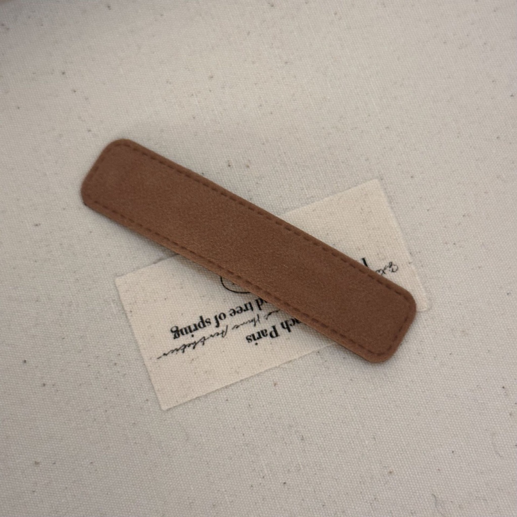 Kẹp Tóc Nhung Hình Vuông Kiểu Dáng Đơn Giản Hợp Thời Trang