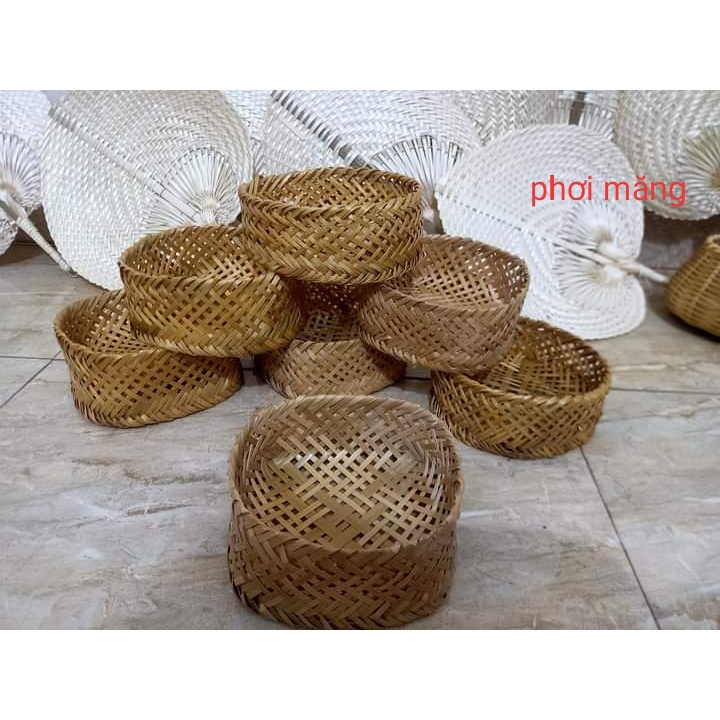 Đồ mây tre đan thủ công trang trí góc STEAM handmade