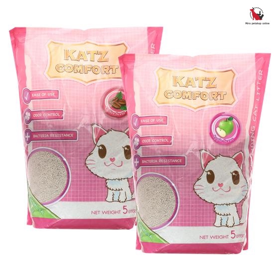 CÁT VỆ SINH CHO MÈO KATZ COMFORT HƯƠNG CÀ PHÊ/ TÁO 10L