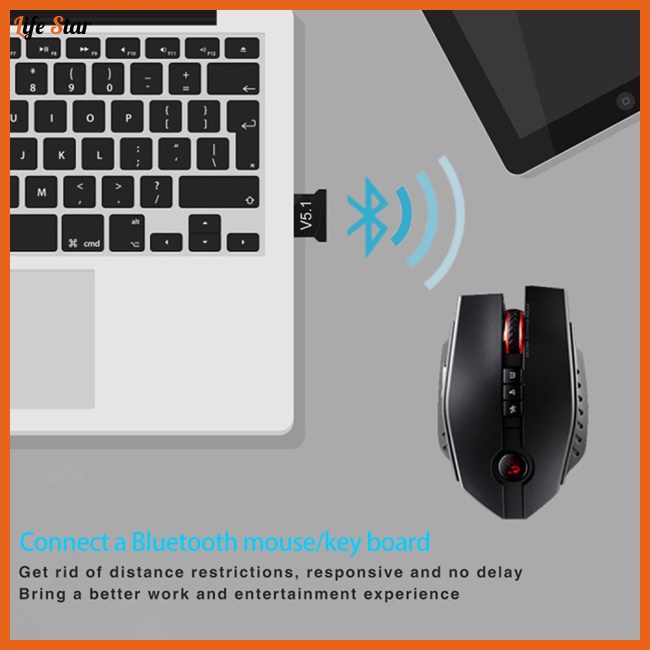 Usb Nhận Tín Hiệu bluetooth 5.1 lifestar v5.1 Cho pc laptop