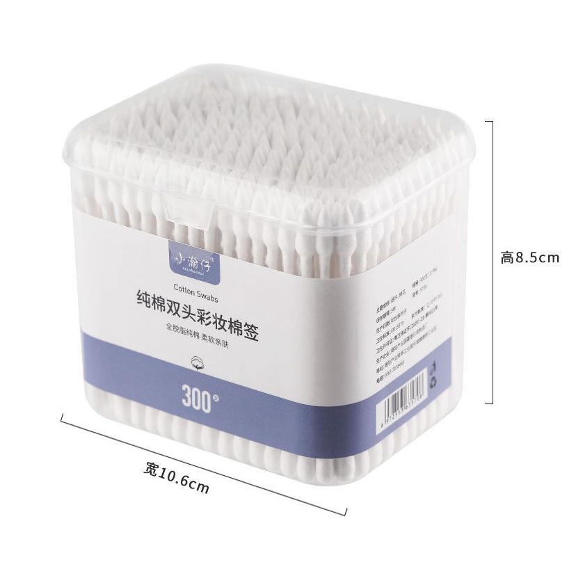 Hộp 200 Tăm Bông Hai Đầu Chất Lượng Cao