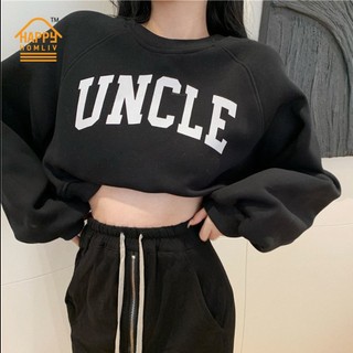 Áo Croptop Tay Dài In Chữ Thiết Kế Mới Cho Nữ