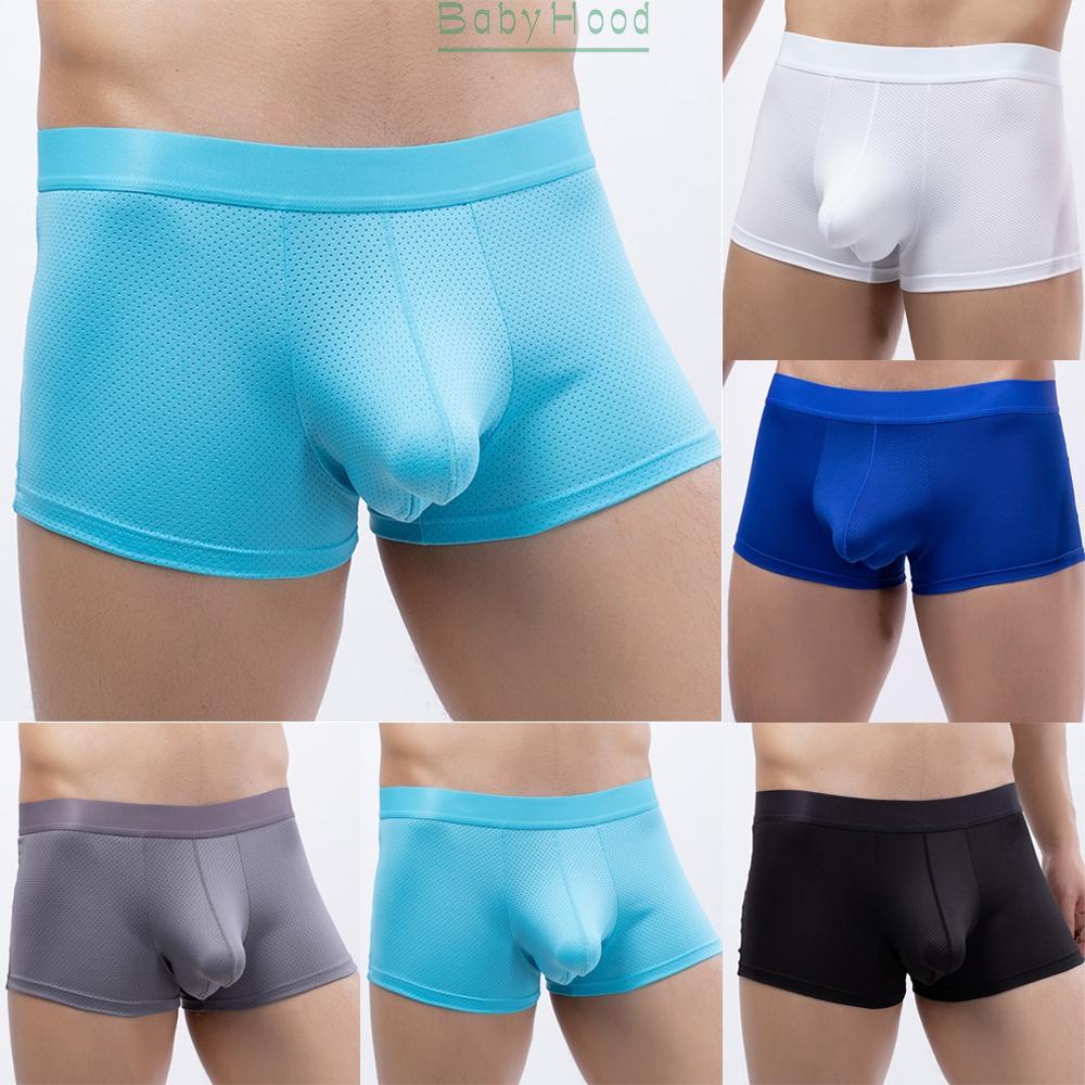 Quần Lót Nam boxer Có Túi Thoải Mái Màu Trơn#BBHOOD
