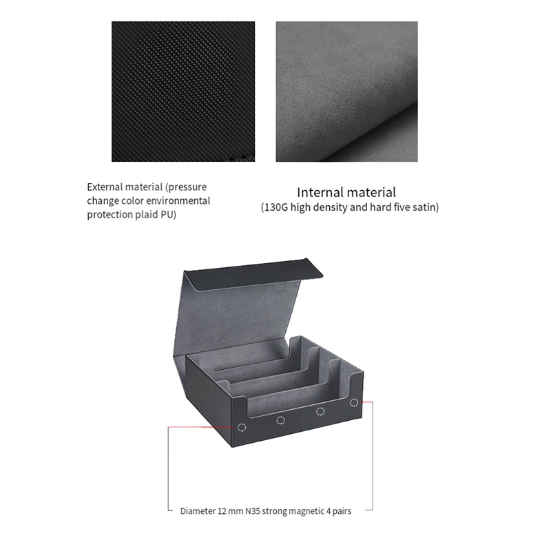 1 Hộp Đựng Thẻ Chơi game 1800 + Thẻ Màu Đỏ Đen