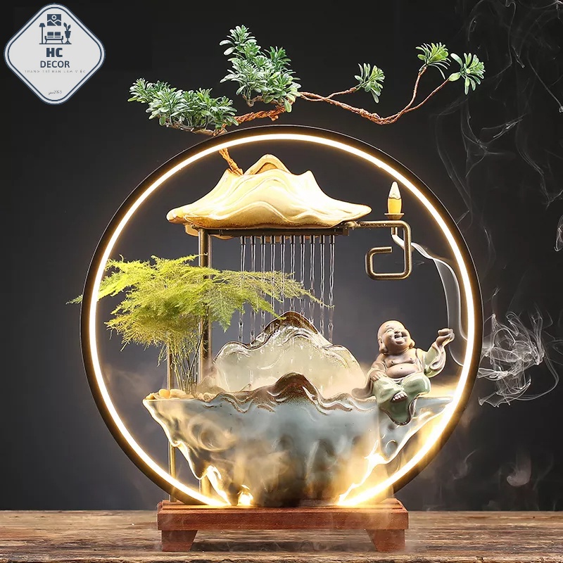 Nước Chảy May Mắn Trang Trí Bàn Trà Nước Lưu Thông Phòng Khách SẴN HÀNG