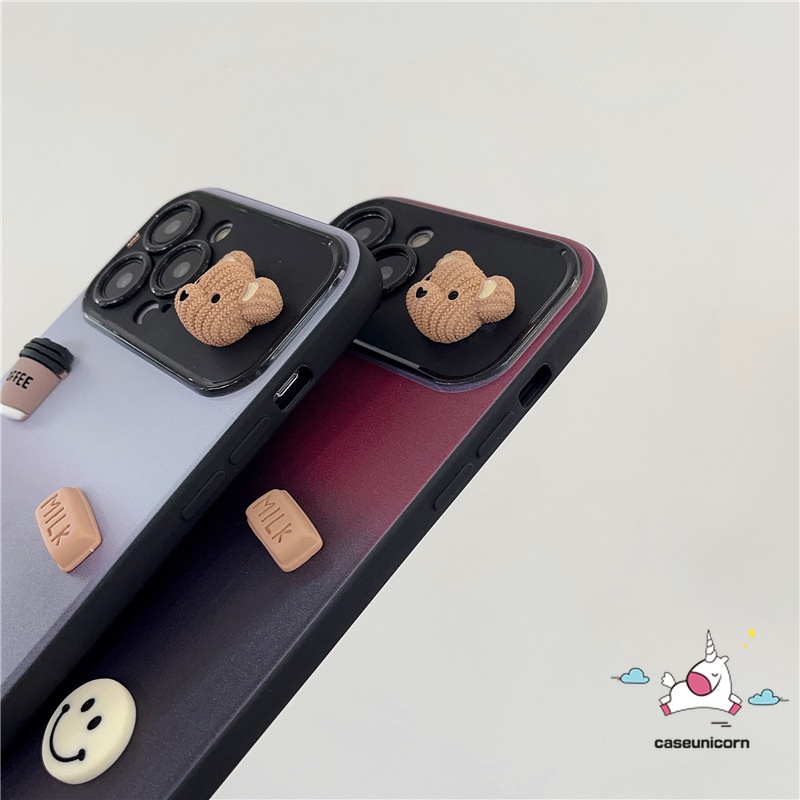 Dễ Thương Ốp Điện Thoại Mềm Hình Gấu Bông 3d Cho iphone 11 xr 13 7plus 14 15 12 pro max x xs max 7 6 15 8 6s plus se 2020