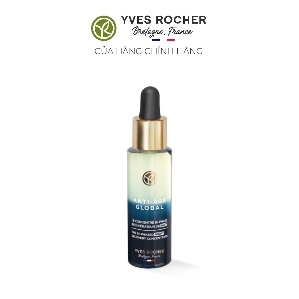 [QUÀ TẶNG]Tinh chất dành cho ban đêm Yves Rocher THE BI-PHASED NIGHT RECOVERY CONCENTRATE 30ml