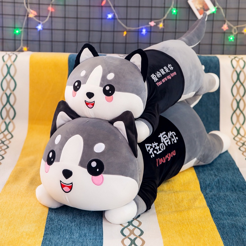 Chó Husky Bông Siêu To Khổng Lồ - Gấu Bông Husky - Best Bear Shop
