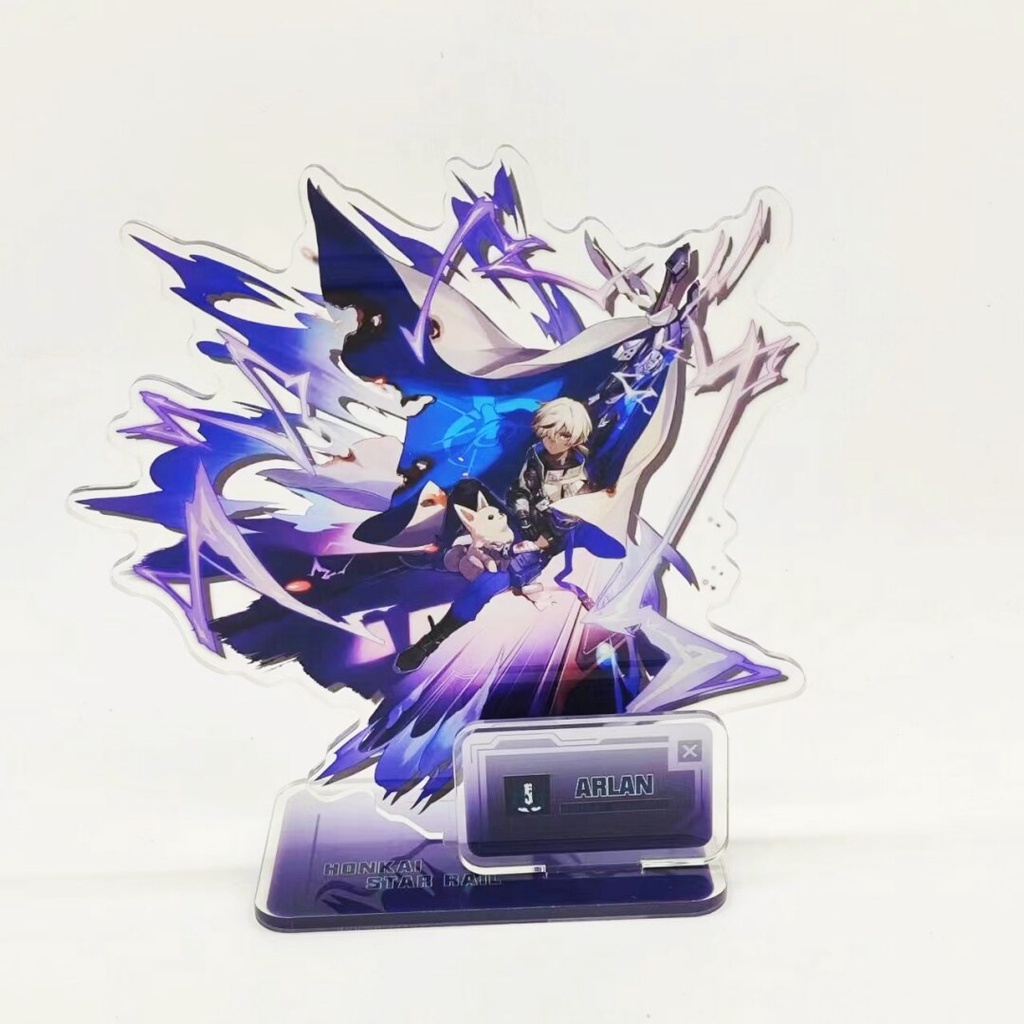 Mô hình Standee Anime Figure Honkai: Star Rail Sign Figures Bronya DanHeng JingYuan Cute phụ kiện trang trí dễ thương