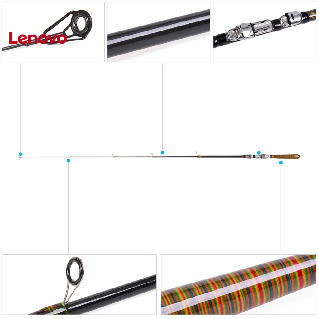 Cần Câu Cá mini Bằng Sợi carbon Siêu Nhẹ Chống Trượt 12 / 15 / 18 / 21 / 24m