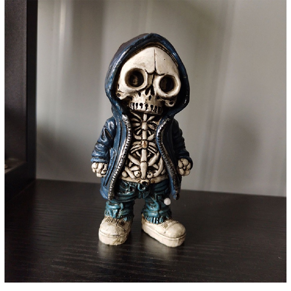 Tượng Xương Người Trang Trí halloween Bằng Nhựa resin