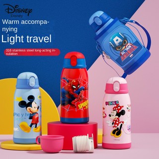 Disney Bình Nước Giữ Nhiệt Bằng Thép Không Gỉ 316 Họa Tiết Hoạt Hình Cho Học Sinh