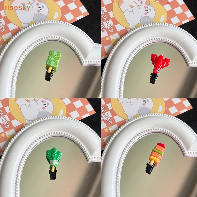 Kẹp Tóc Hình Rau Củ Quả / Cá / Cá Dễ Thương Cho Bé Gái