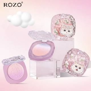 Rozo bảng phấn má hồng 2 trong 1 màu gradient tự nhiên