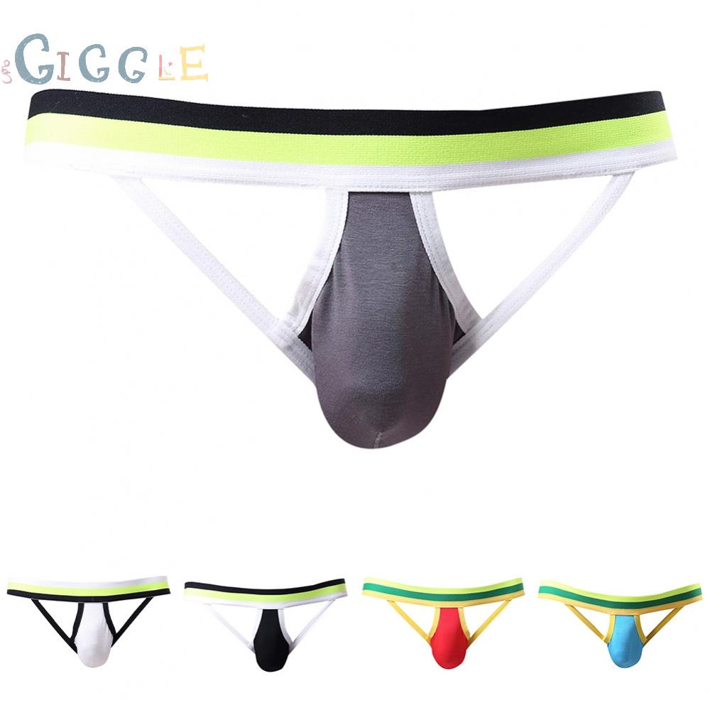 Men Underwear Bikini Breathable Brief Classic Comfortable G-String Low-waisted