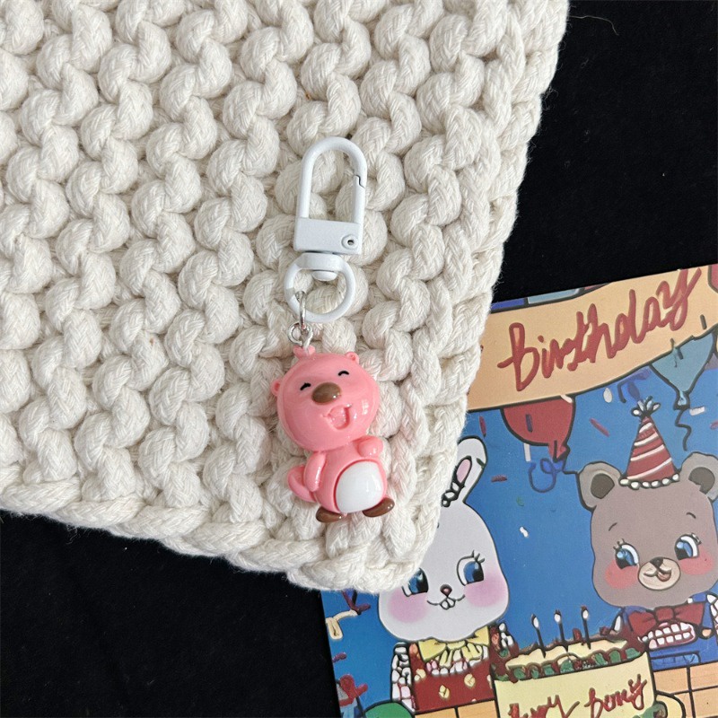 Dây Đeo Điện Thoại / Chìa Khóa Họa Tiết Hoạt Hình beaver kuromi Dễ Thương