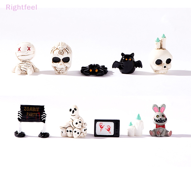 Mô Hình Đầu Lâu Xác Ướp Mini Trang Trí halloween Mới