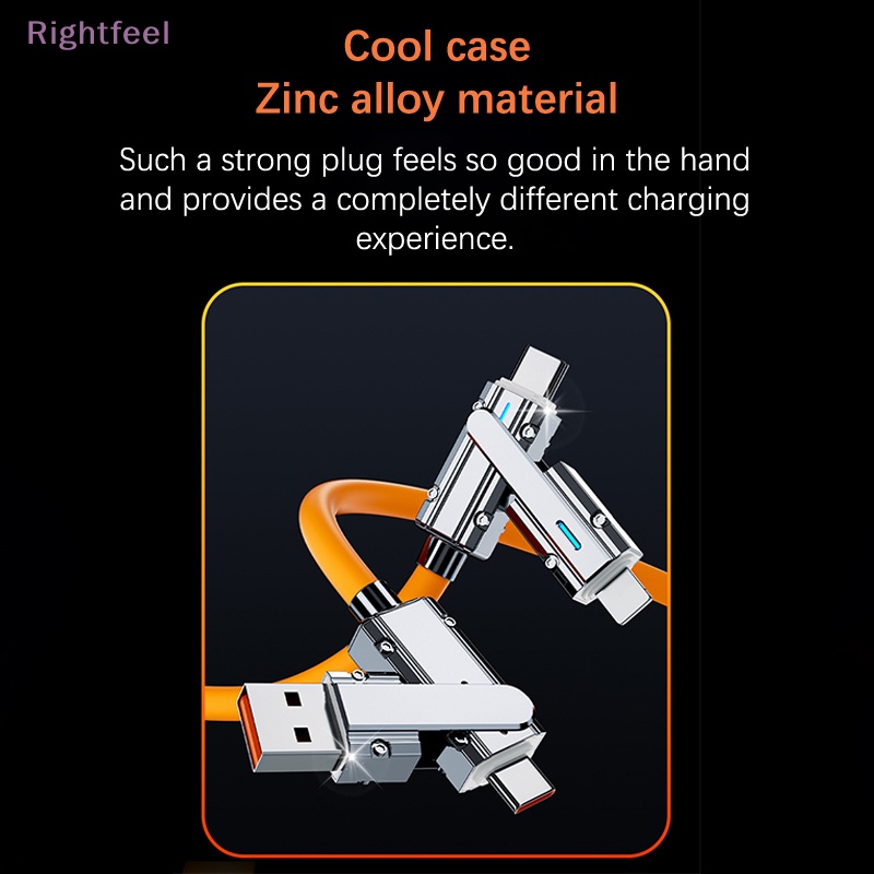 SAMSUNG Dây Cáp Sạc Nhanh usb Loại c 2 Trong 1 100w 4 Trong 1 Cho huawei / honor Mới